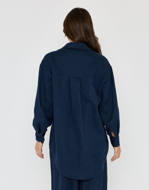 ALEXANDRA - Dune Shirt Navy