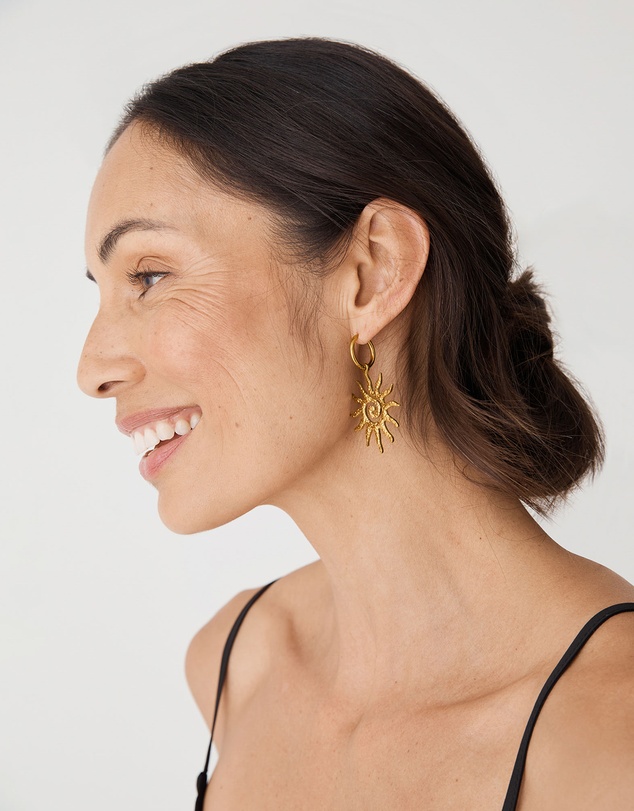 Forcast - Soleil Hoop Earrings