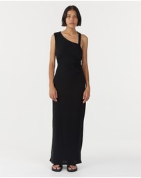 Third Form - Stirling Twist Asymmetric Maxi Dress