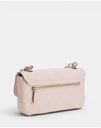 GUESS - Pink Libby Flap Crossbody Bag