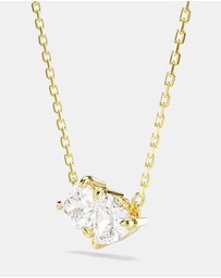 Swarovski - Mesmera Necklace, Heart, White, Gold-Tone Plated