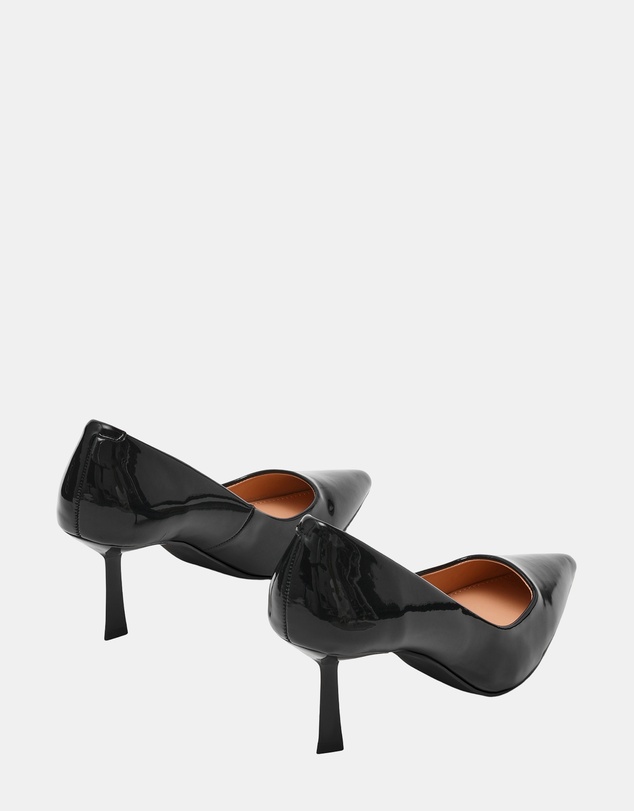 Steve Madden - Brynnn Black Patent Heels