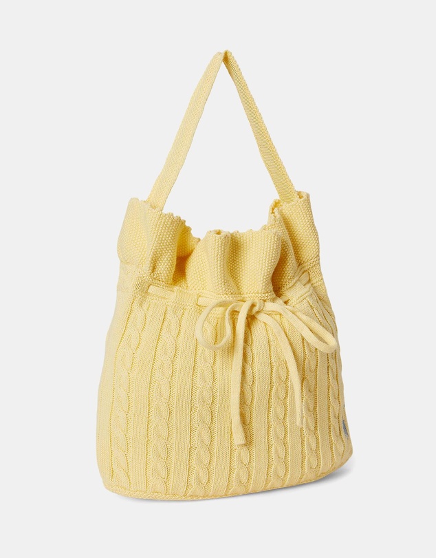 Polo Ralph Lauren - Mini-Cable Drawstring Bucket Bag