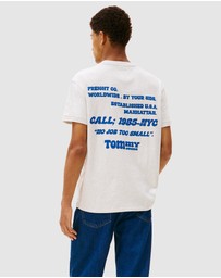 Tommy Jeans - Back Logo Slim Crew Neck T-Shirt