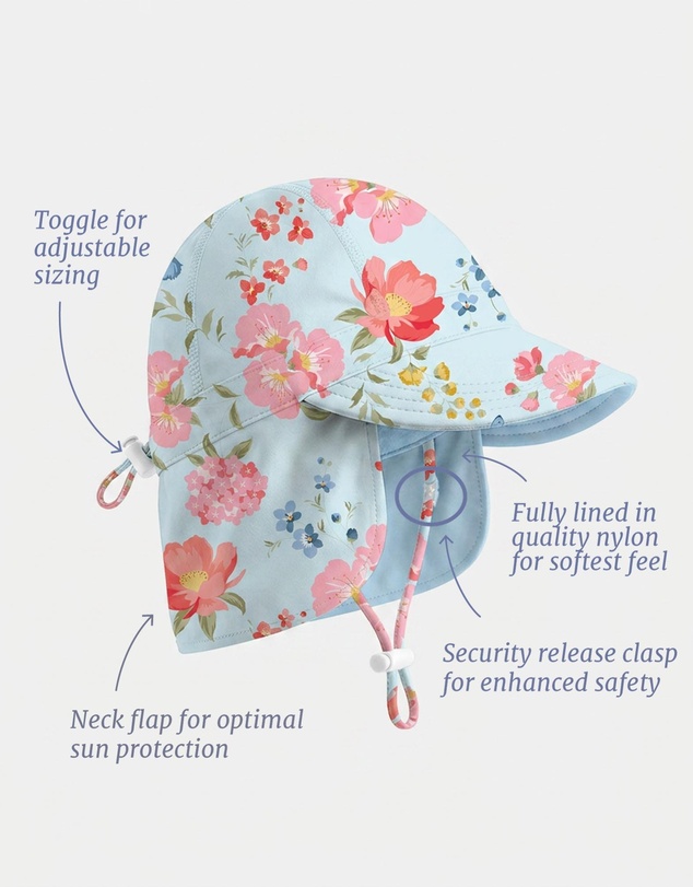 Toshi - Swim Flap Cap Twinkle - Babies-Kids