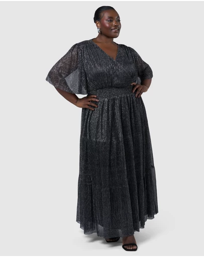 Pink Dusk by Curve Project - Steamy Encounters Maxi Dress