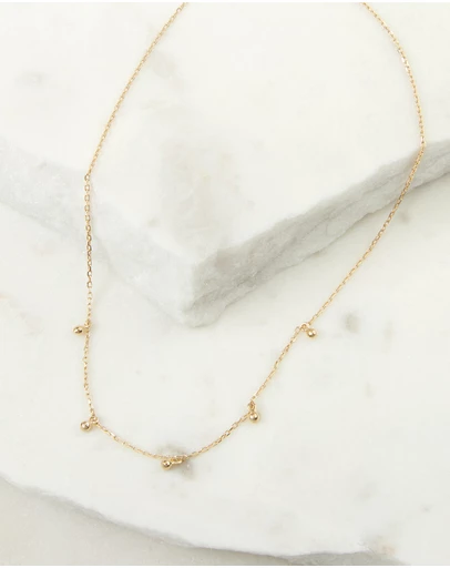 Luna Rae - Solid Gold - Moondust Anklet