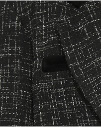 Belle & Bloom - City Noir Tweed Oversized Blazer
