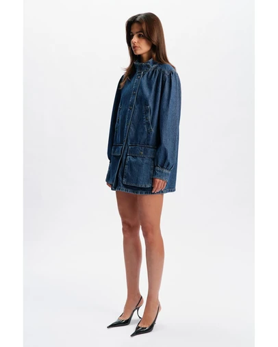 Bardot - 030 Denim Oversized Mini Dress