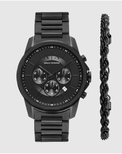 Armani Exchange - Black Chronograph Watch