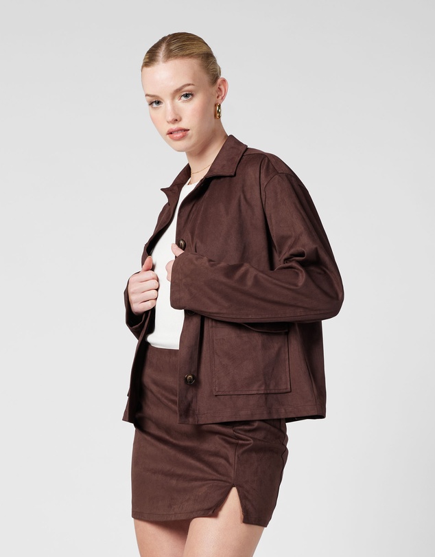 MVN - Faux Suede Jacket