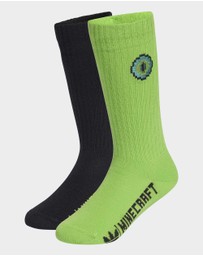 adidas Originals - ADIDAS x MINECRAFT CREW SOCKS 2 Pairs Kids