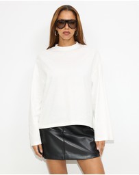 Dazie - Nostalgia Oversized Long Sleeve Tee