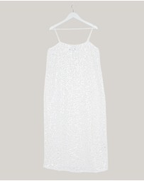 Revibe - Repaired Lover Claudia Sequin Shift Maxi Dress - AU 14