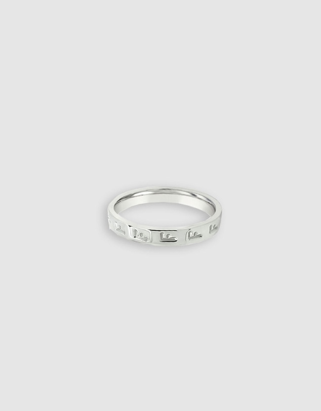 Ichu - Personalised Letter F Ring