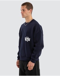 Nena & Pasadena - Fray Motion Box Fit Sweater