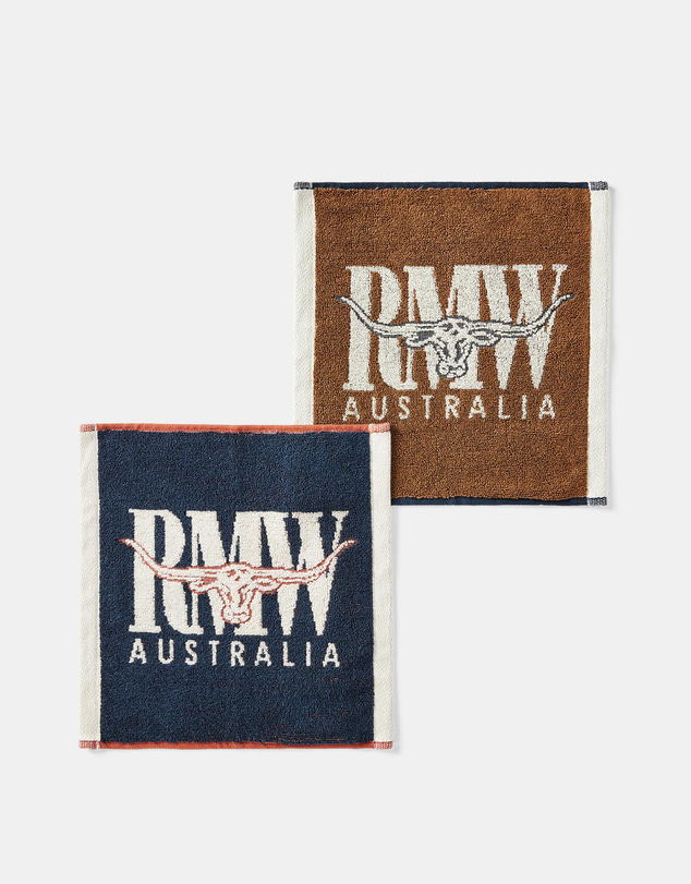 R.M.Williams - Heritage Face Towel 2 Pack