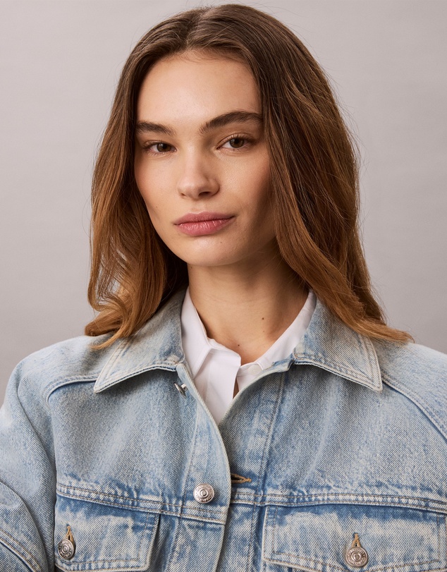 Calvin Klein Jeans - Denim Logo Tape Boxy Jacket