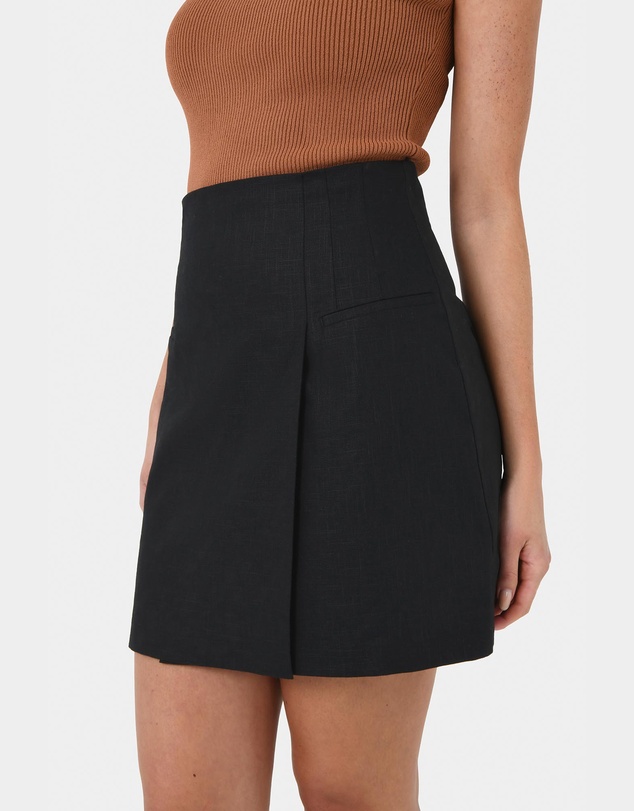 Forcast - Nia Mini Linen Skirt