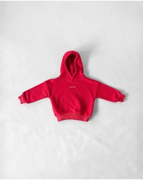 Tiny Trove - Sporty Puff Print Cotton Hoodie Tracksuit Set - Babies-Kids