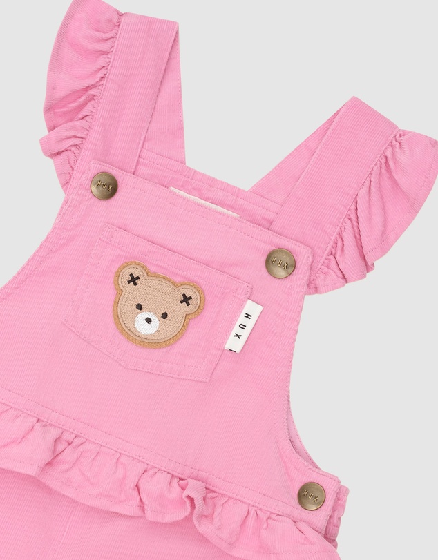 Huxbaby - Classic Frill Cord Overalls - Babies-Kids