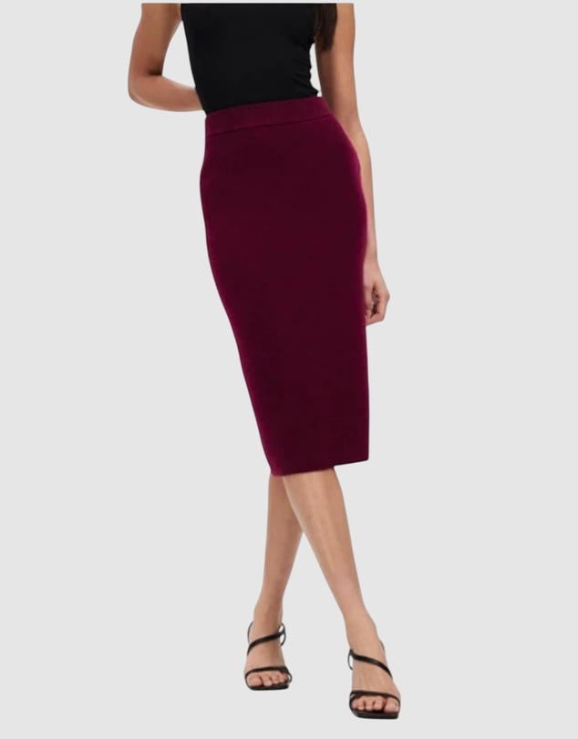 Honey and Beau - Serenity Knit Skirt