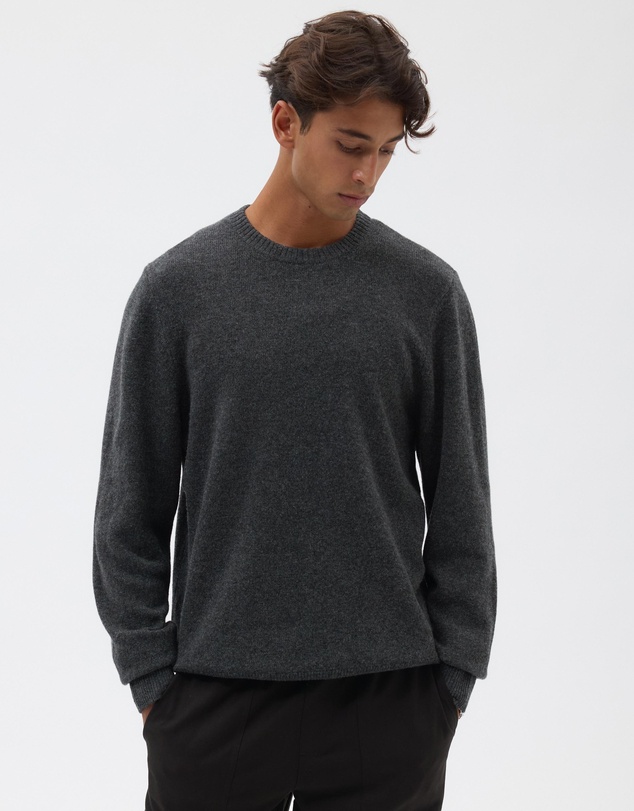 AERE - Premium Wool Crew Neck Knit Jumper