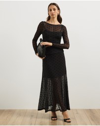 Atmos&Here - Aria Polka Dot Long Sleeve Top