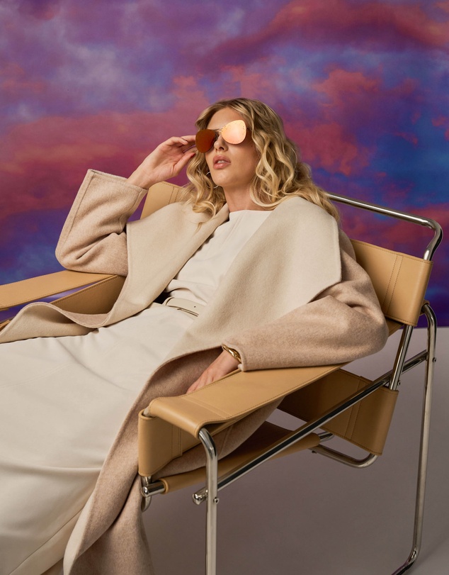 Forcast - Diana Wool Blend Cocoon Coat