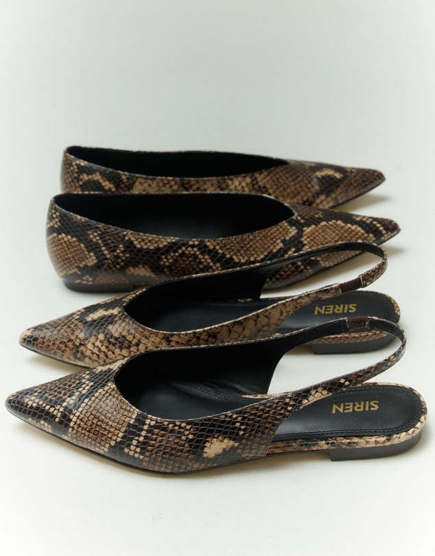 Siren - Lorie Slingback Flats