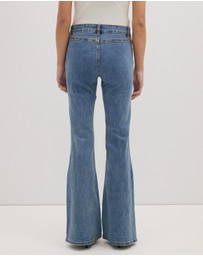 Dazie - Rise Up Mid Rise Stretch Bootcut Jeans