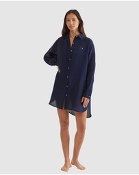 Polo Ralph Lauren - Organic Cotton & Linen Oversized Beach Shirt
