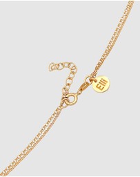 Elli Jewelry - Necklace Layer Coin Boho with Freshwater Pearls in 925 Sterling Silver