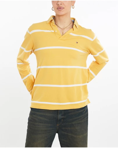 Vintage by The Real Deal - Pre Loved - Vintage Tommy Hilfiger Long Sleeve Polo Shirt