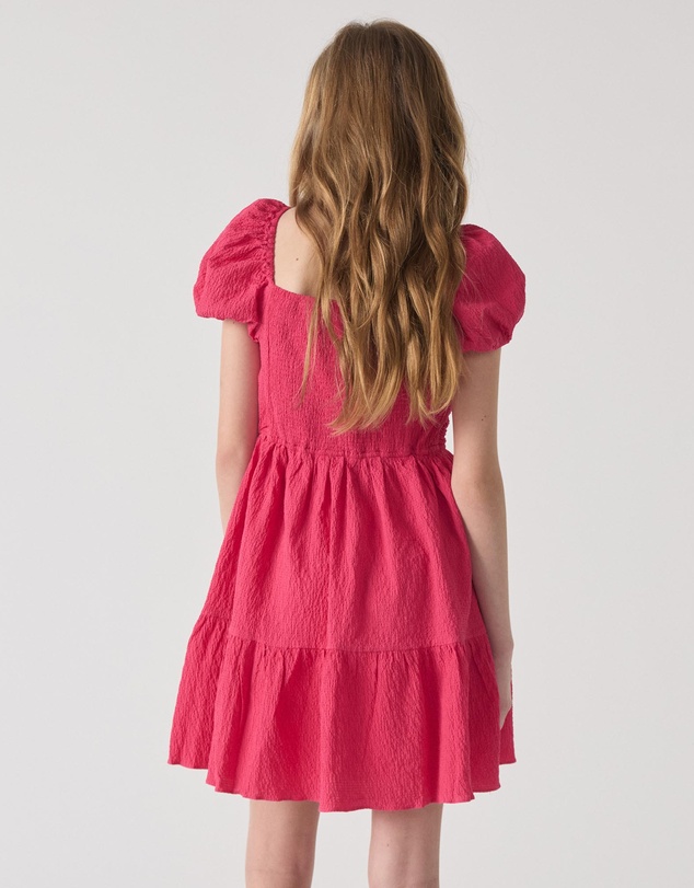 Decjuba Kids - Evie Textured Mini Dress - Kids-Teens