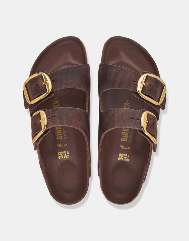Birkenstock - Arizona Big Buckle Habana Oiled Leather Regular - Women's