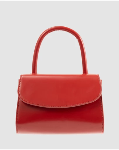By Far - Mini 2.0 Semi Patent Leather Bag