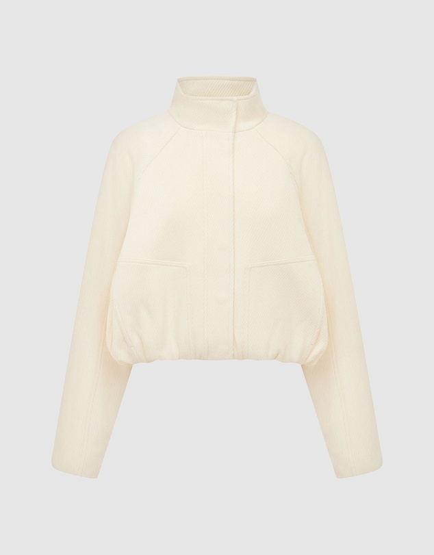 Shona Joy - Crosby Cropped Bomber Jacket