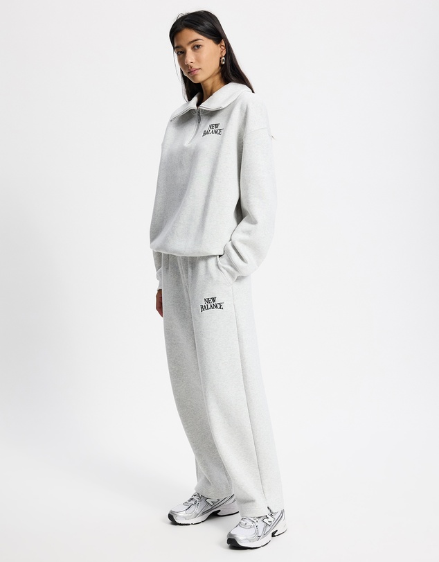 New Balance - Trackside Fleece Half Zip Sweat
