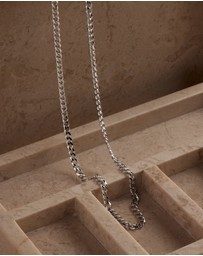 Najo - Cuban Men's Silver Chain Necklace 4.3mm