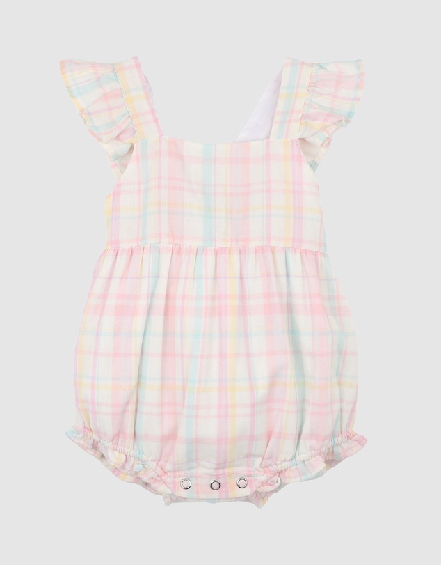 Bebe by Minihaha - Madelyn Check Bodysuit - Babies