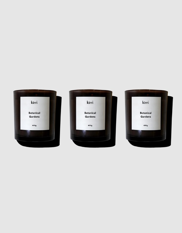 Kirri by Scent Australia Home - Botanical Gardens Candle (400g) Trio