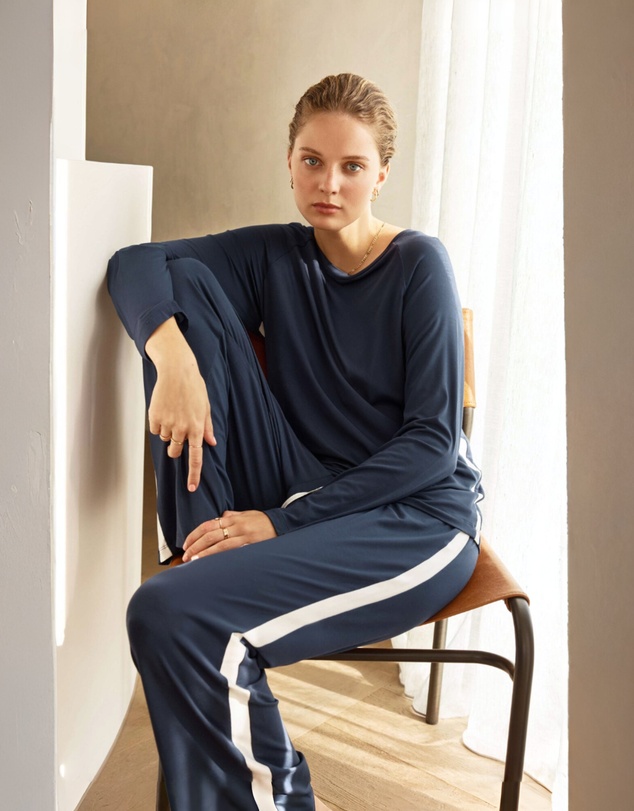 Gingerlilly - Anya Bamboo Sporty PJ Set