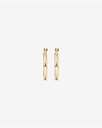 Michael Hill - 18mm Hoop Earrings in 10kt Yellow Gold