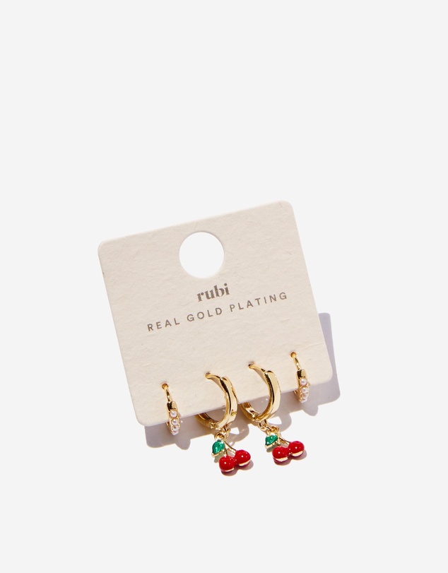 Rubi - 2Pk Mid Earring
