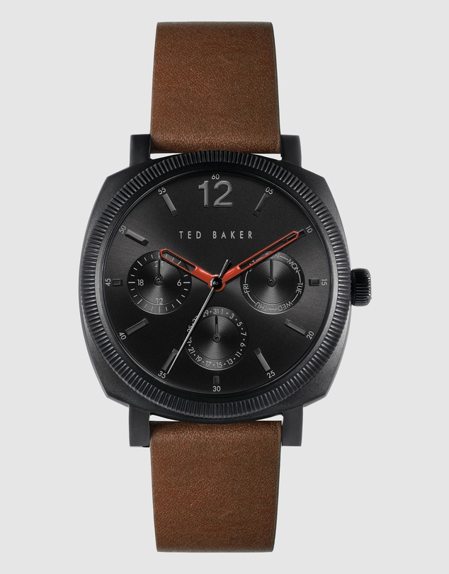 Ted Baker - Caine Urban 42mm Tan Leather Watch