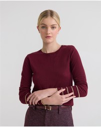 Oxford - Raven Metallic Stripe Knit
