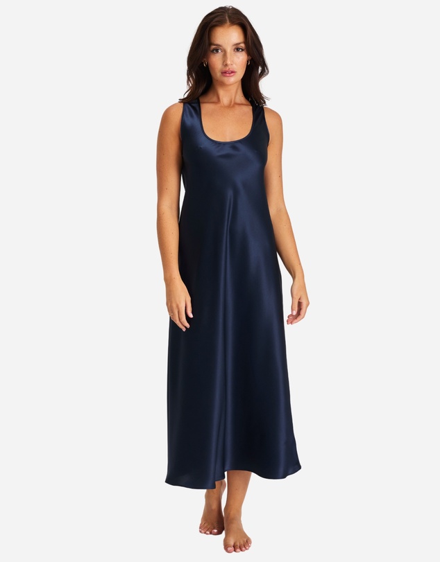 Love and Lustre - Mono Silk Long Nightdress