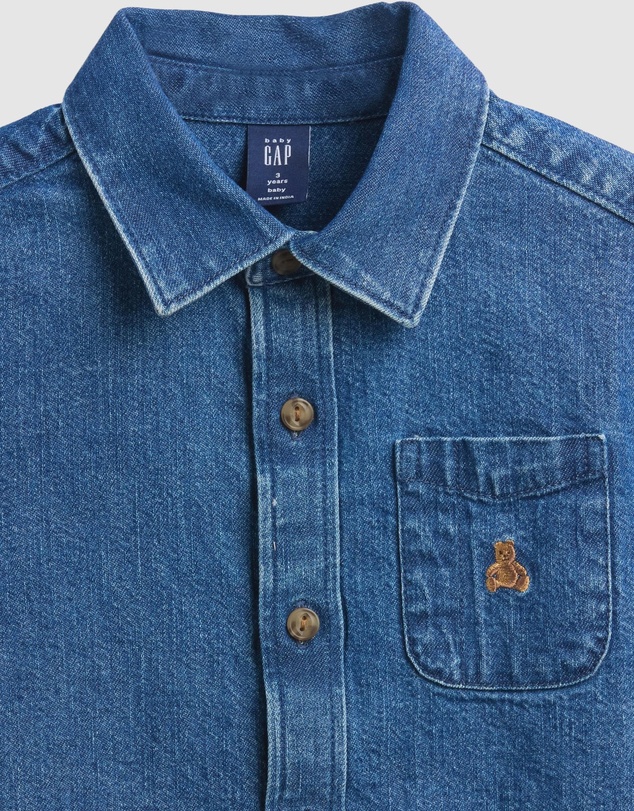 GAP - LS Denim Shirt - Babies-Kids