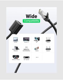 Ugreen - Ugreen CAT6 Ethernet Extension Cable 2m Male to Female RJ45 Shielded High Speed Network Lead